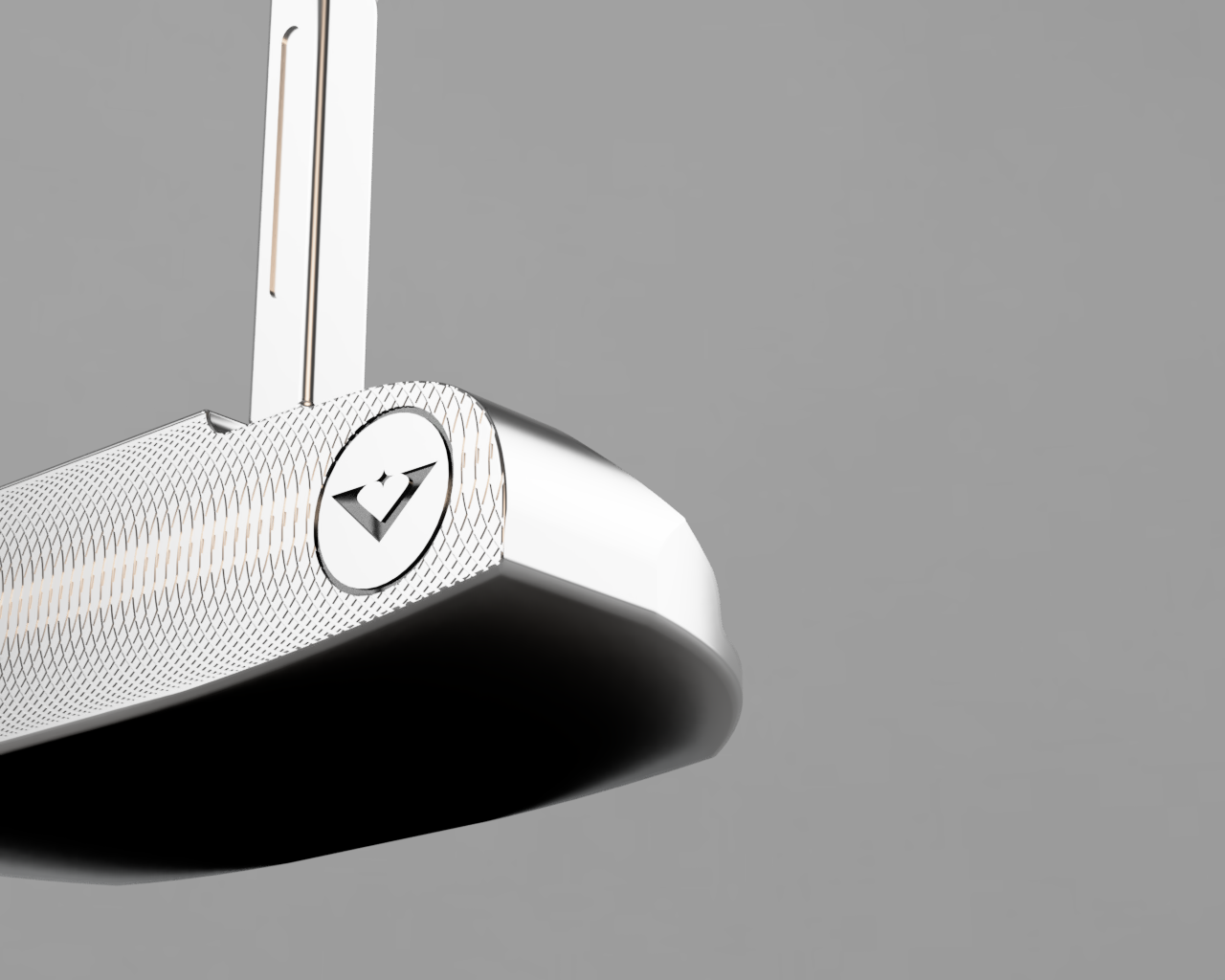 The Emerald — mid-mallet putter milled from 303 stainless